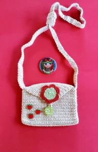 Bolsa Infantil em Crochê - Artesanato e Personalizados