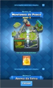 CLASH ROYALE LVL 10 ARENA 10 VÁRIAS 4 LENDARIAS