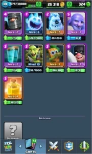 CLASH ROYALE LVL 10 ARENA 10 VÁRIAS 4 LENDARIAS