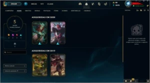 CONTA DIAMANTE 2 60%WINRATE - League of Legends LOL