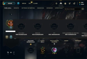 Conta Unranked com 25 Champs e 5 Skins + 350 RP - League of Legends LOL
