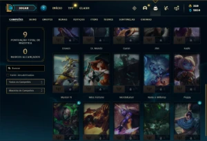 Conta Unranked com 25 Champs e 5 Skins + 350 RP - League of Legends LOL