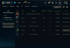 Conta Unranked com 25 Champs e 5 Skins + 350 RP - League of Legends LOL