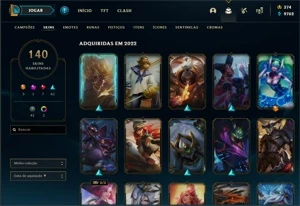 Conta de L O L Platina 1 - League of Legends: Wild Rift LOL WR