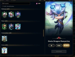 Conta de L O L Platina 1 - League of Legends: Wild Rift LOL WR