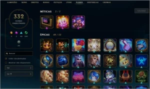 Conta do League of Legends (Ótimo custo/benefício) LOL