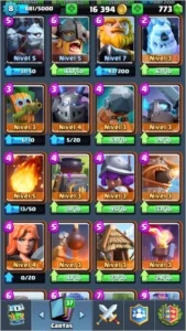 Clash Royale Arena 10 Nível 8 + 780 Gemas e 21.000 GOLD