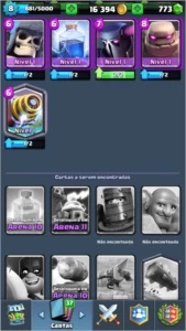 Clash Royale Arena 10 Nível 8 + 780 Gemas e 21.000 GOLD