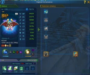 Conta Gdmo Na-Alpha Com Digimon U - Digimon Masters Online