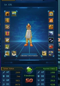 Conta Gdmo Na-Alpha Com Digimon U - Digimon Masters Online