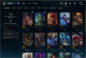 Conta prata 3 com 23 champs e 1 skin - League of Legends LOL