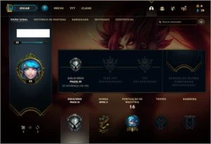 Conta prata 3 com 23 champs e 1 skin - League of Legends LOL