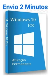 Windows 10 Pro - Ativação Online - Licença Original - Softwares e Licenças