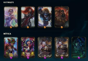 conta de lol 296 skins unranked - League of Legends