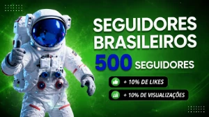 Instagram 500 Seguidores Brasileiros Reais - Redes Sociais