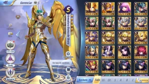 A142 Shura Divino / Thanatos / Oneiros / serafina / artemis - Saint Seiya Awakening SSA