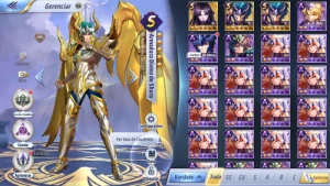 A142 Shura Divino / Thanatos / Oneiros / serafina / artemis - Saint Seiya Awakening SSA