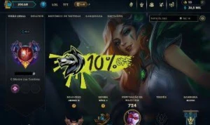 Conta de LOL 142 Skins - League of Legends