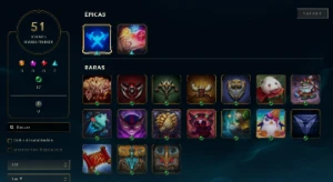 Conta de LOL 142 Skins - League of Legends