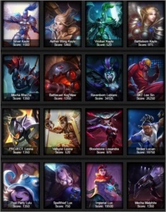 LoL Account Gold / 238 Skins To Dofus Account full PM - League of Legends