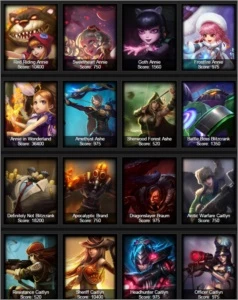 LoL Account Gold / 238 Skins To Dofus Account full PM - League of Legends
