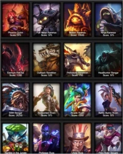 LoL Account Gold / 238 Skins To Dofus Account full PM - League of Legends