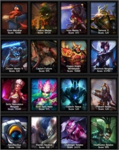LoL Account Gold / 238 Skins To Dofus Account full PM - League of Legends