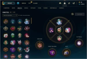 Conta com skins + dados de criação detalhado - League of Legends LOL