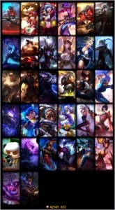 CONTA DIAMOND LEAGUE OF LEGENDS SKINS LENDARIA LOL