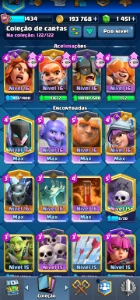 CONTA CLASH ROYALE TOP | 12.2K TROFÉUS | 122/122 CARTAS |