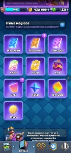 Conta de Clash Royale