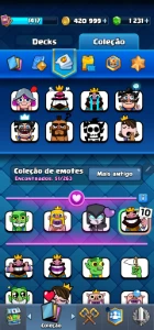 Conta de Clash Royale