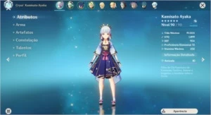 Ayaka C3, Baal, Mona, Qiqi e + - Genshin Impact