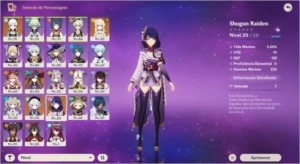Ayaka C3, Baal, Mona, Qiqi e + - Genshin Impact