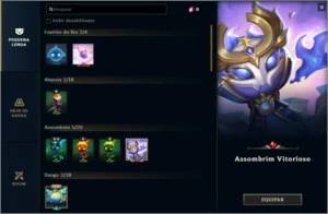 Conta LOL e TFT 153 skin, 4 skin prestígio, 4 skin vitoriosa - League of Legends