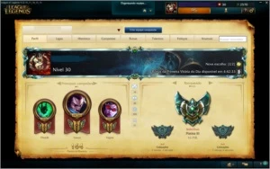 CONTA NO LEAGUE OF LEGENDS PLATINA III LOL