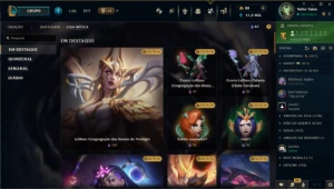 Conta Full LoL - 168 CH | 122 SKINS | HONRA 5 | 443K TK - League of Legends