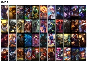 Conta bronze 3 com 124 Champs e 177 Skins + 2 Prestigios - League of Legends LOL