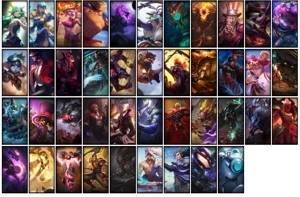 Conta bronze 3 com 124 Champs e 177 Skins + 2 Prestigios - League of Legends LOL