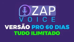 Zap Voice - Versão Pro Ilimitada | Não Desconecta - Outros