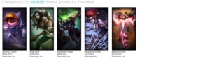 CONTA LEAGUE OF LEGENDS PRATA 2, 23 CHAMPS, 5 SKINS, 2 RUNAS LOL