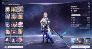 Honkai Star Rail - Tl60 Loba Prateada + Jing Yuan +Bronya+We - Outros