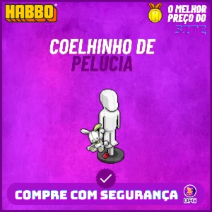 Habbo Coelhinho De Pelúcia