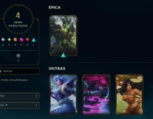 Conta Lol Lvl 39, Unranked, Upada Na Mão, 4 Skins - League of Legends