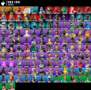 Conta Fortnite | 122 Skins | Pink Ranger | Entrega automátic