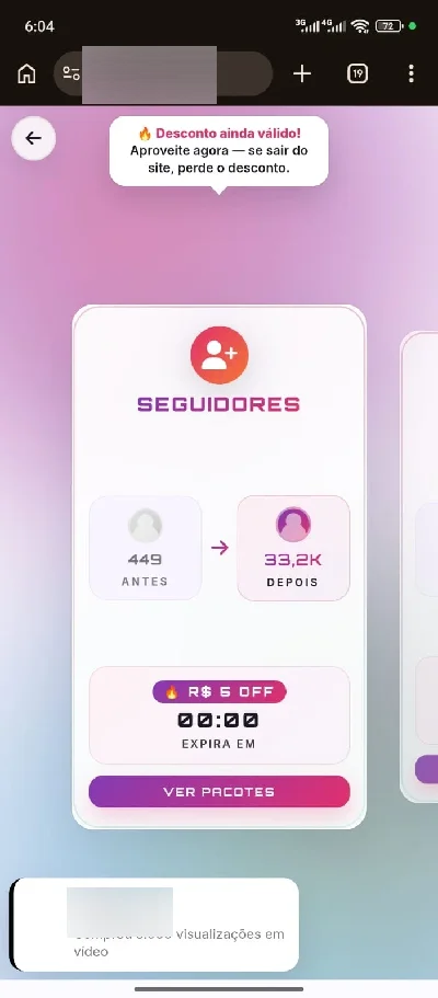 Site Pronto para Vender Seguidores • Curtidas • Visualização - Listas de Fornecedores