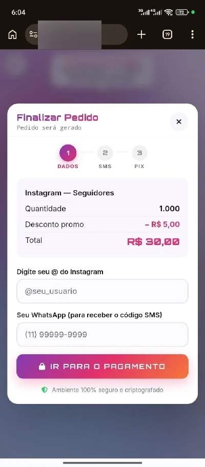 Site Pronto para Vender Seguidores • Curtidas • Visualização - Listas de Fornecedores