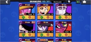 conta com  4 passes comprados - Brawl Stars