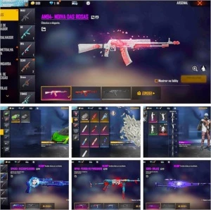 Outra Conta com algumas coisas - Free Fire