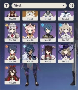 GENSHIN IMPACT Ar55 Xiao, Childe, Diluc, Qiqi e +++